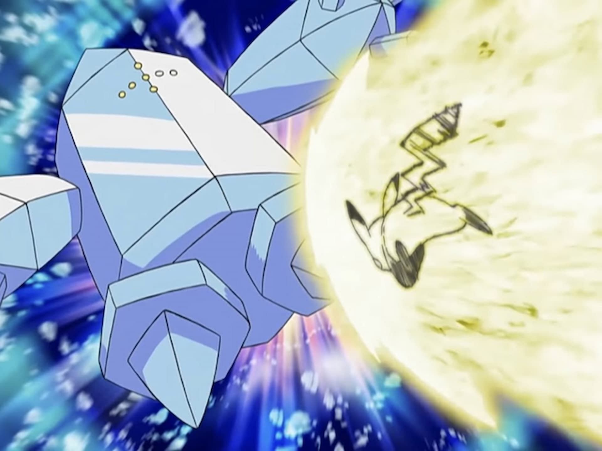 Ash vs Brandon in the Battle Frontier's Battle Pyramid (Image via The Pokemon Company)